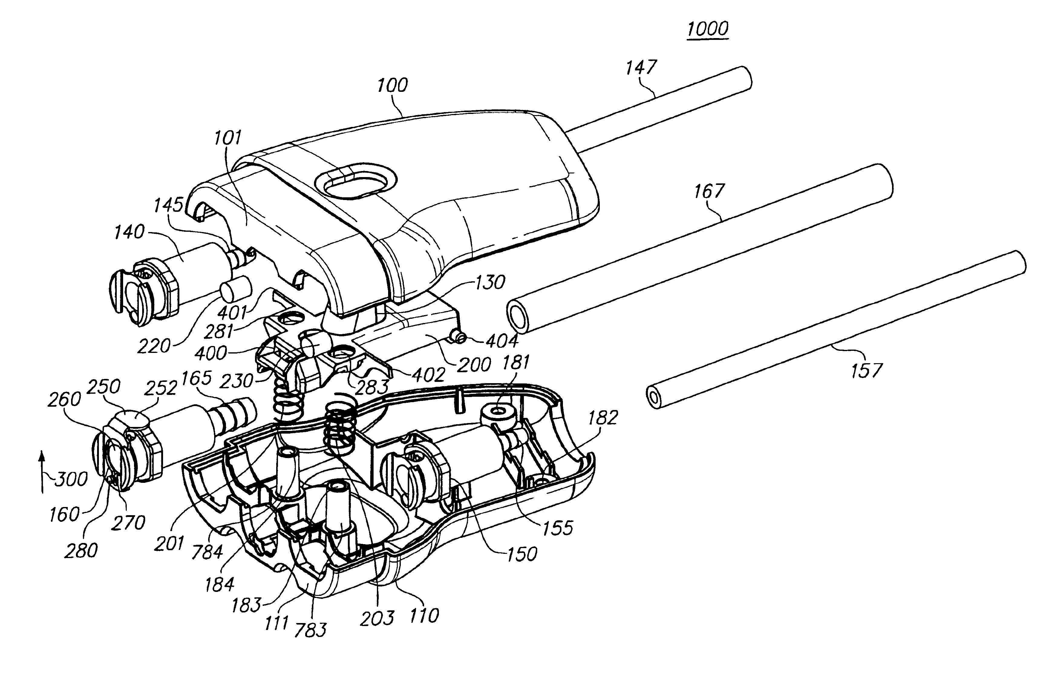 Make-break connector for heat exchanger