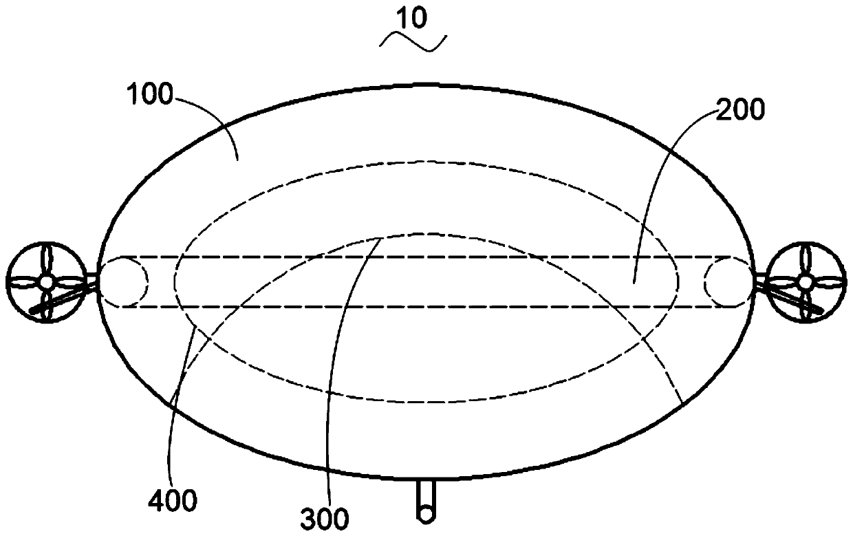 Stratospheric airship and steady-state lifting and cruising method thereof