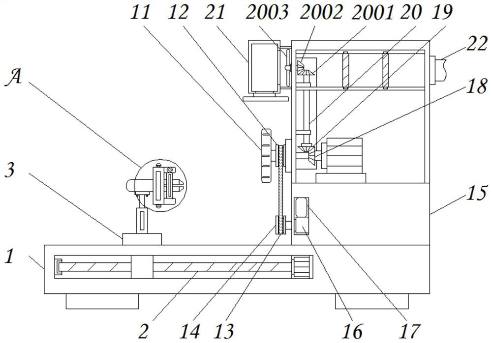 Mechanical automatic polishing device capable of adjusting clamping force