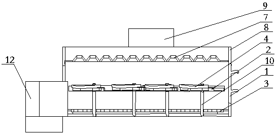 Combined harvester header for partitioned harvest of millet stalks and ears and application method thereof