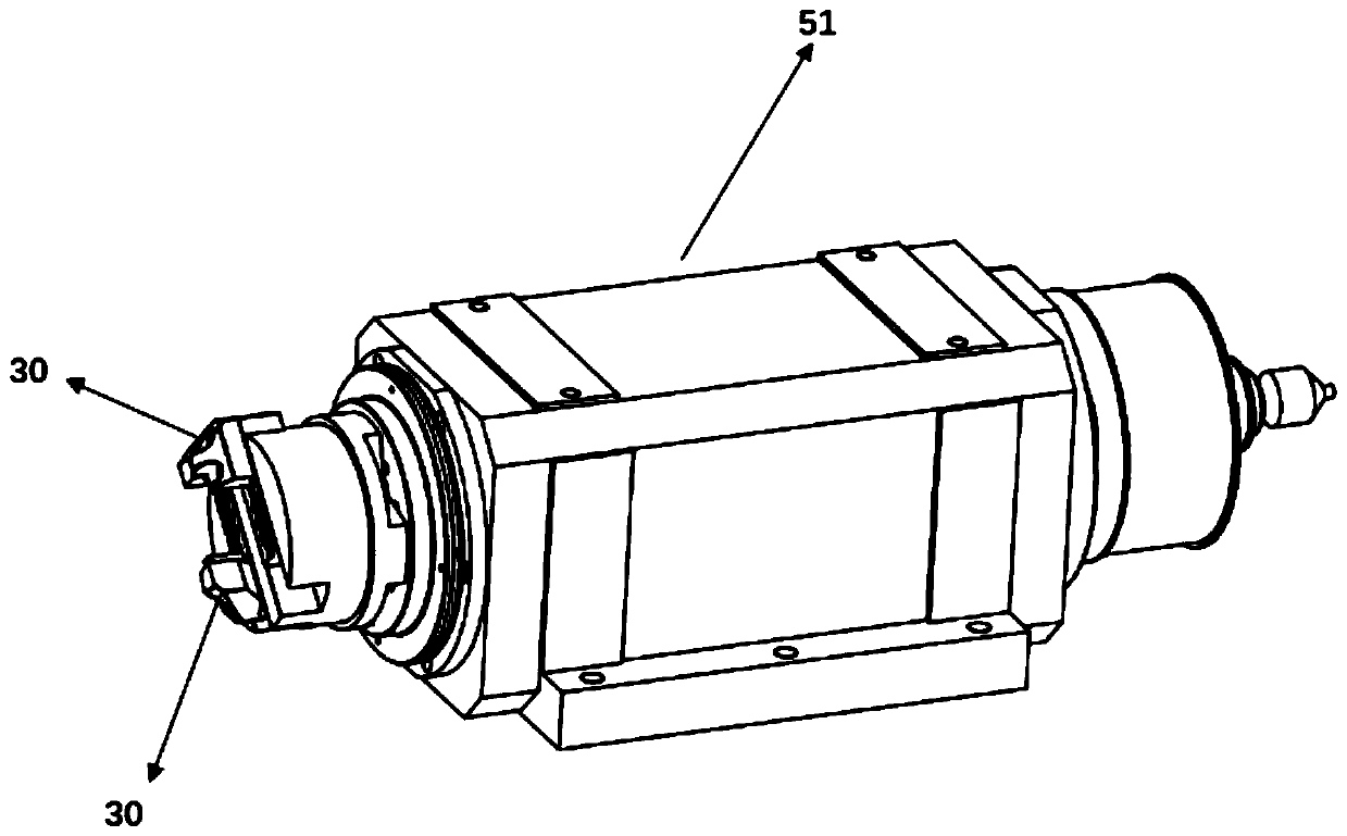 Generating tool power head structure