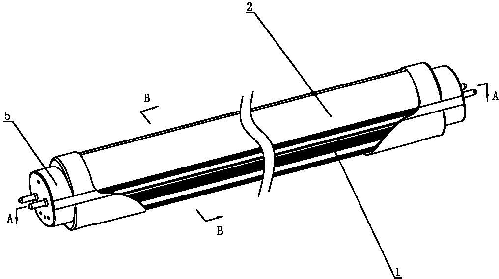 Automatic assembling method of light emitting diode (LED) lamp tube