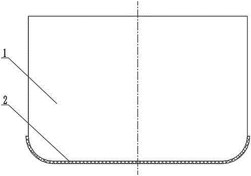 Heating device capable of heating from bottom part and heating method