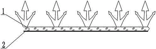 Heating device capable of heating from bottom part and heating method