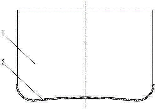 Heating device capable of heating from bottom part and heating method