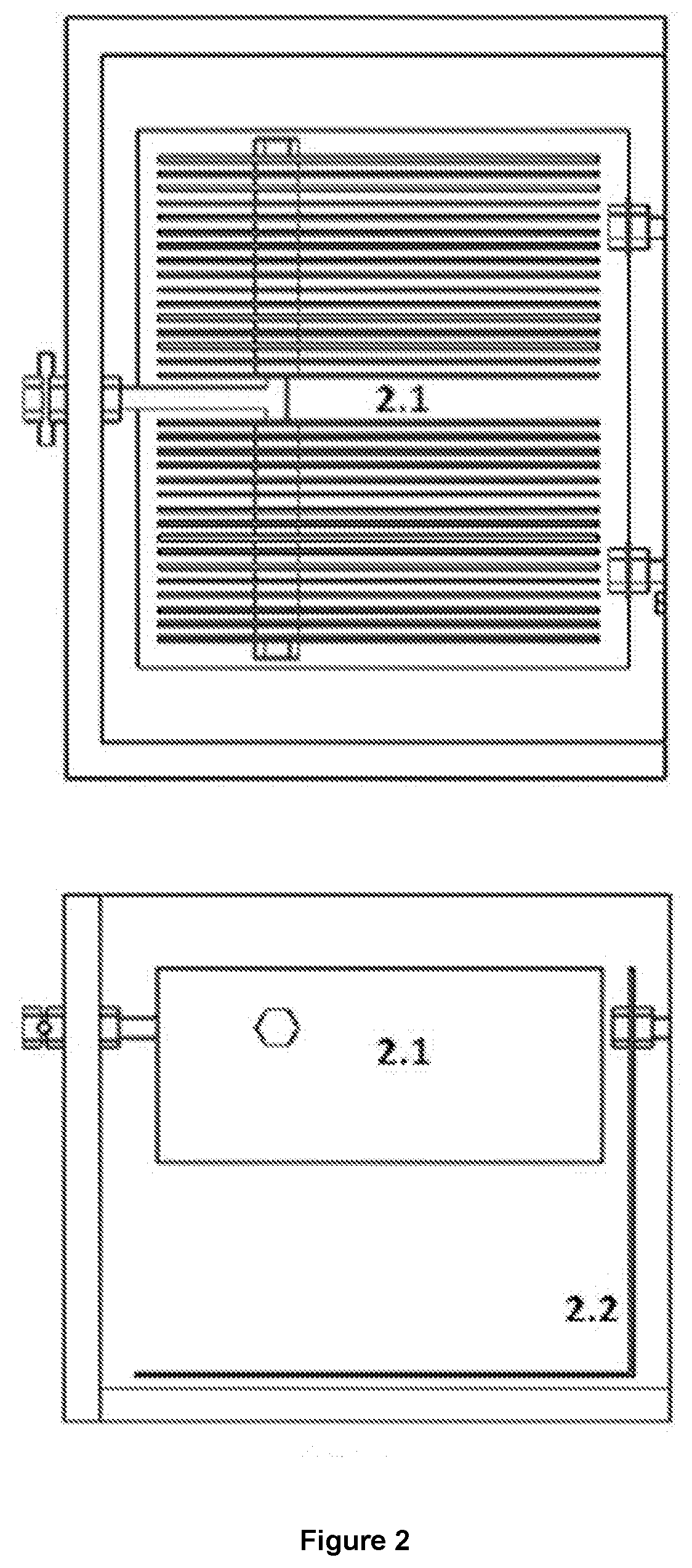 Reactor that produces hydrogen by reduction of hydronium ions present in the chemical equilibrium in water and by oxidation of the organic molecules found in excrement