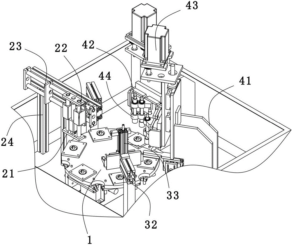 Automatic flywheel screw hole machining equipment