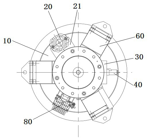 Oil pump assembly test device for operating mechanism