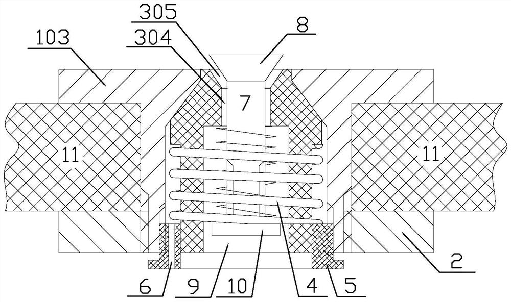 Pressure relief valve with overpressure protection function and corresponding mining layered pressure relief air bag retaining wall