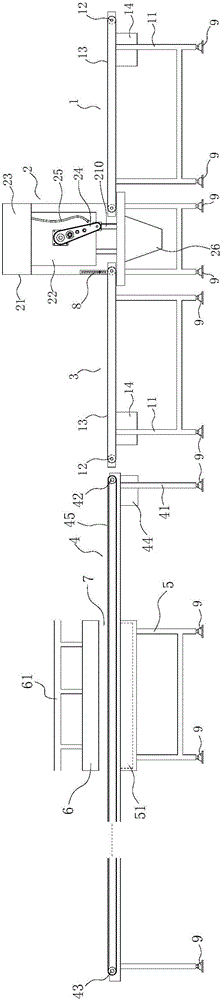 Profile surface hand-feel wood grain generating device