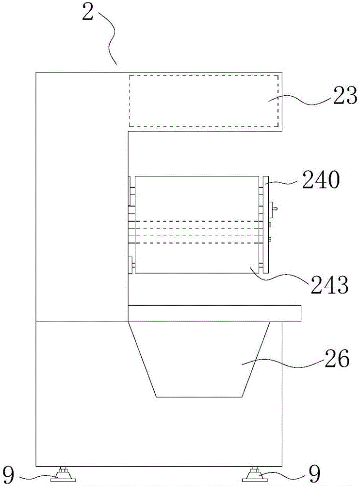 Profile surface hand-feel wood grain generating device