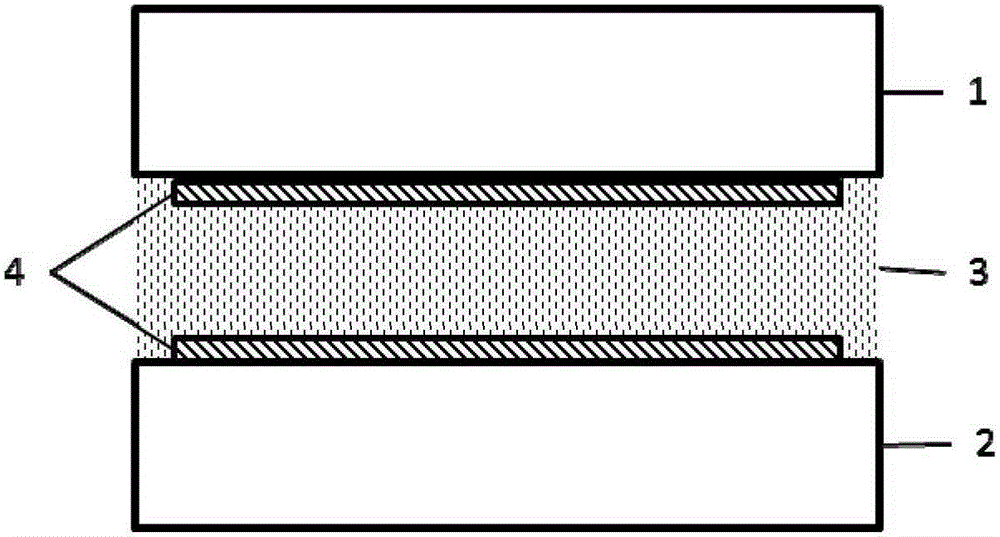 Electrically controlled dimming medium with open conductive electrode layer