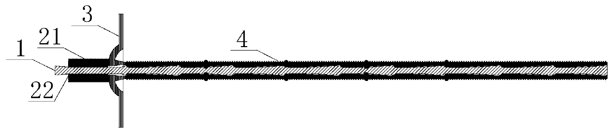 High-stress impact burst roadway anchor rod, design method and work method