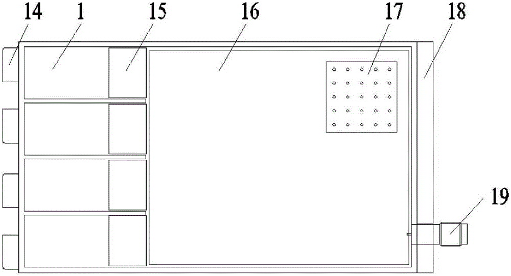 Active phased array radar transmit-receive component and manufacturing method thereof