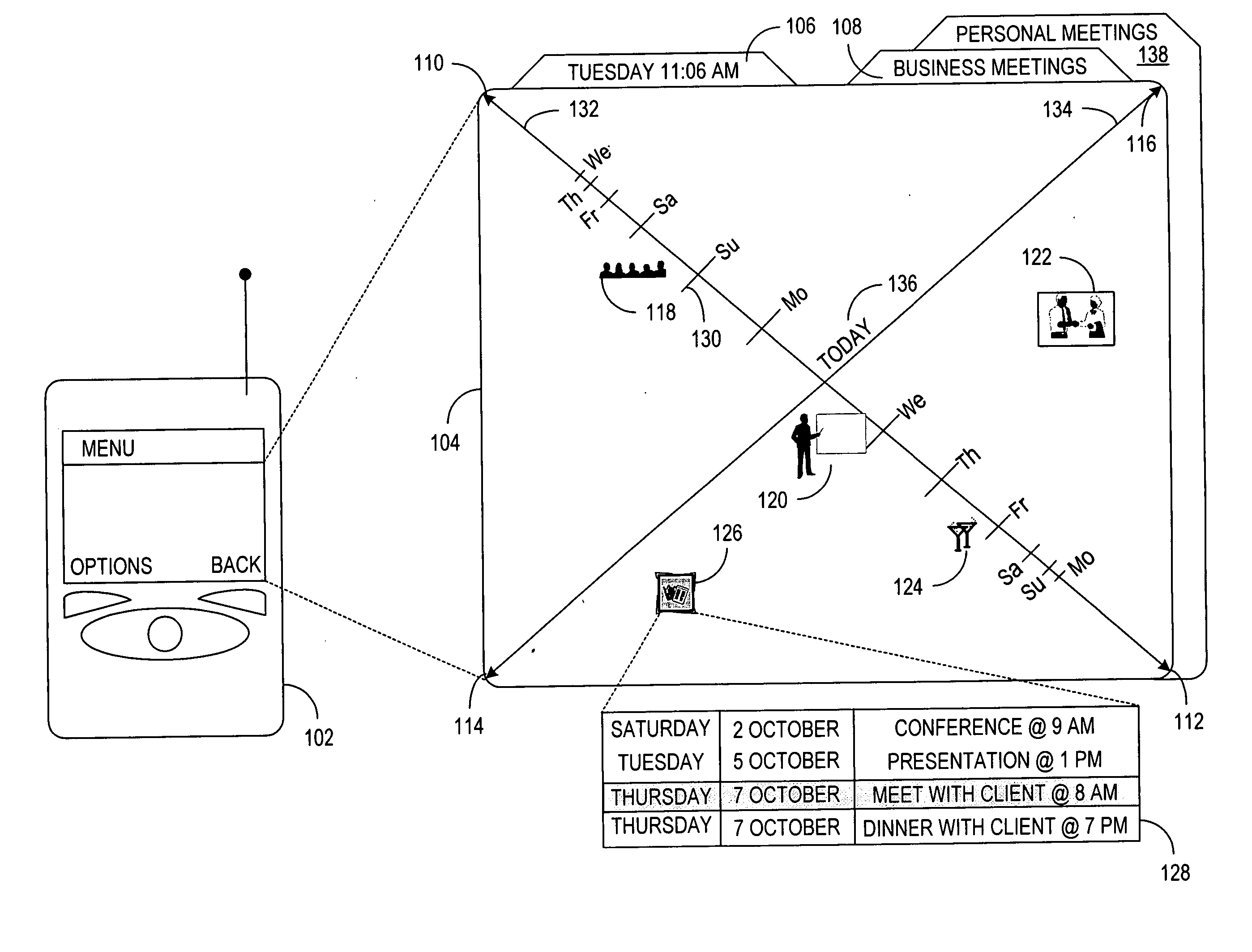 System, apparatus, and method for a singularity based user interface