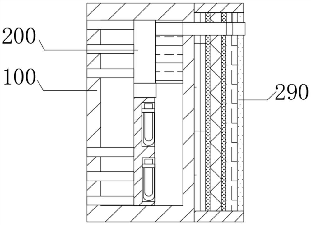 Energy-saving wall suitable for non-heating indoor bathroom