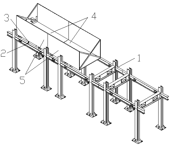 Annealing furnace shell modular installation method