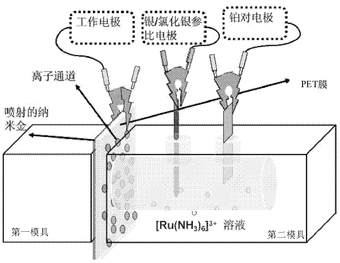 Method for detecting thrombin through biosensor prepared based on ionic channel and aptamer