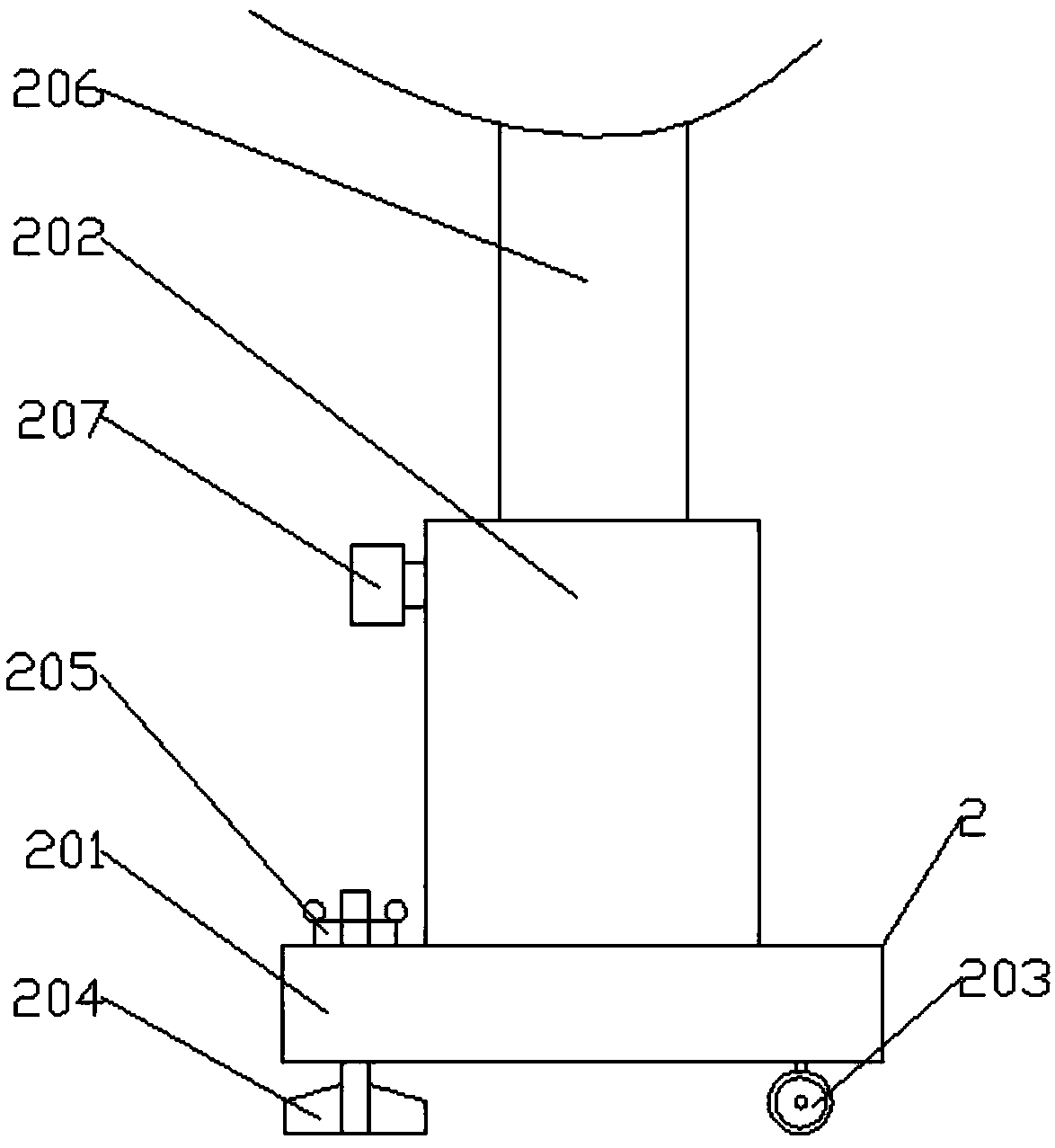 Yarn arranging system capable of being easily operated