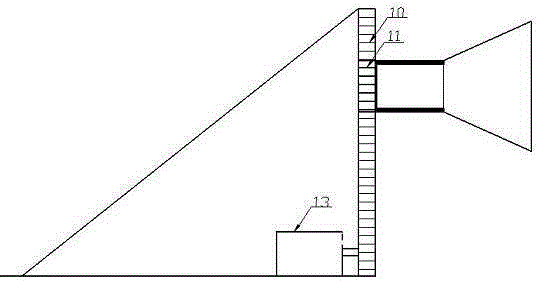 Automatic simulation impact force determination device for high-pressure water jet punching