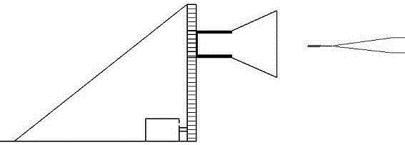 Automatic simulation impact force determination device for high-pressure water jet punching