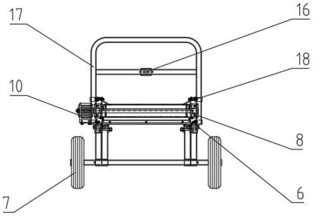 Novel potato conveying warehousing machine