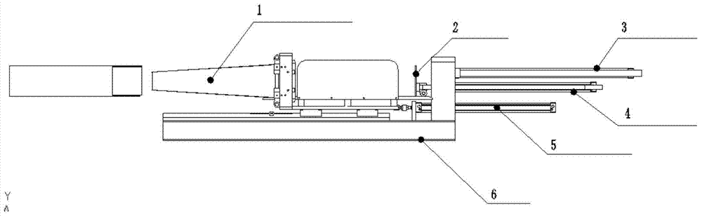 A carpet automatic packing machine