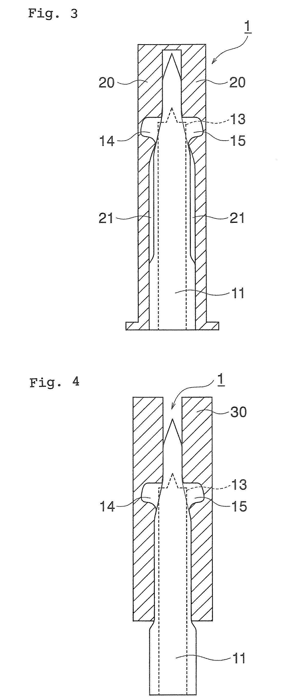 Communicating needle for connecting two or more containers to communicate