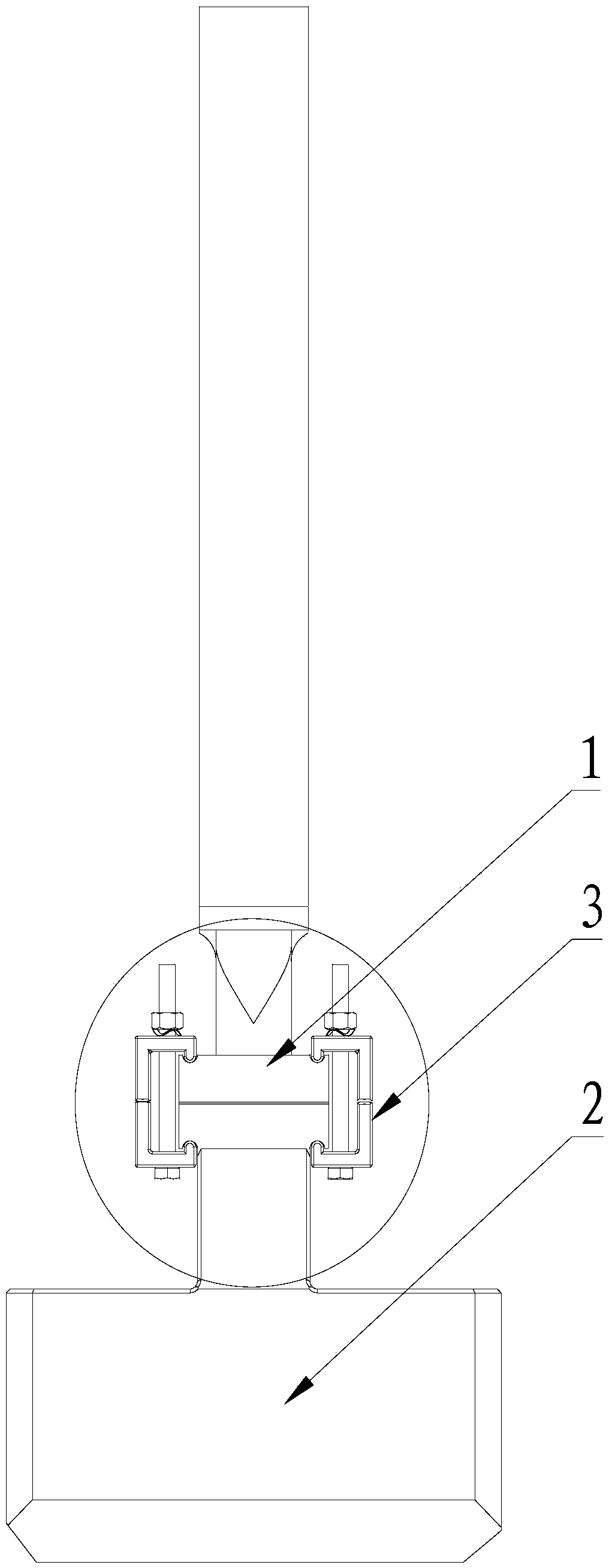 Electrolytic aluminum anode device