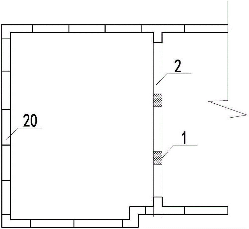 Construction method for plain concrete underground diaphragm wall of deep foundation pit