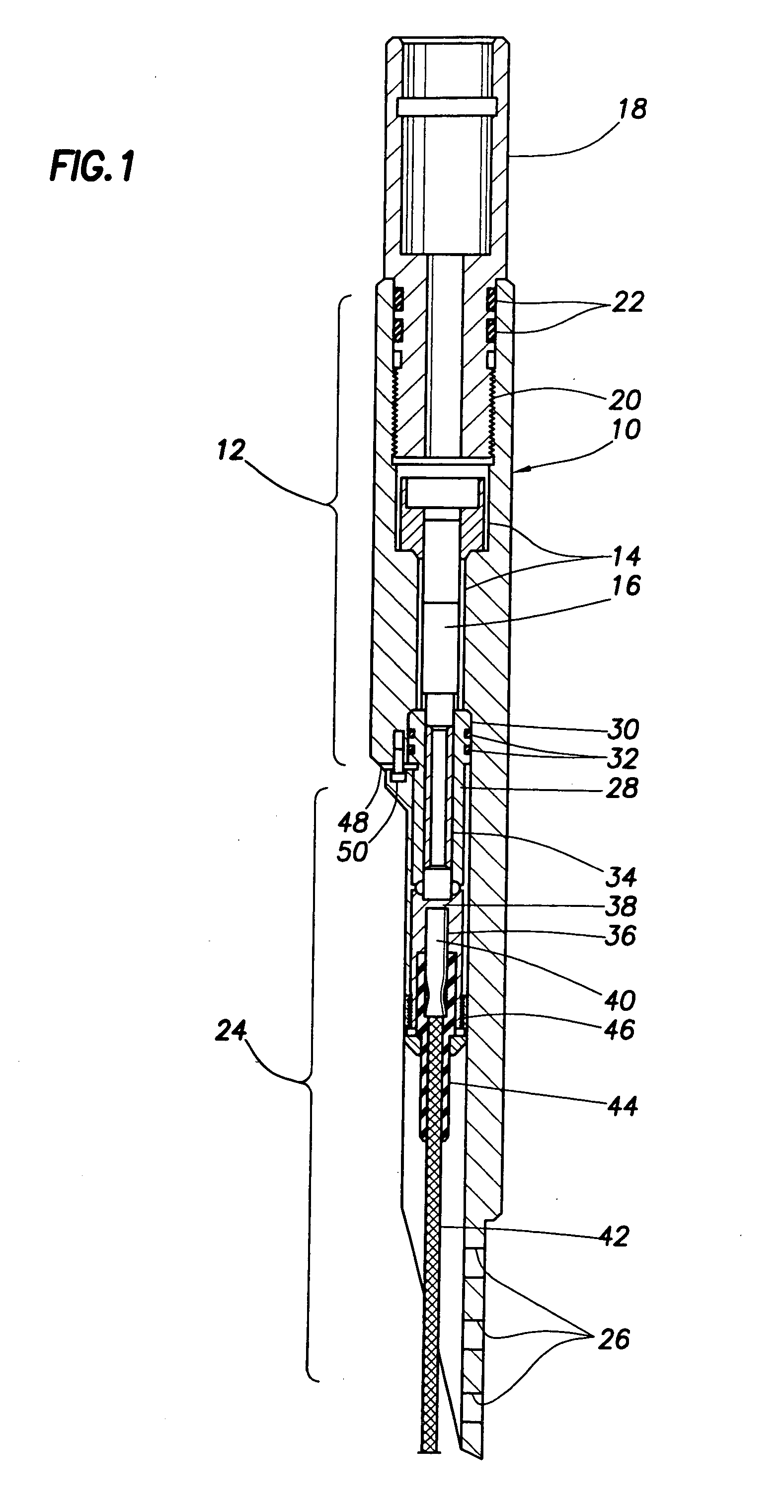 High pressure exposed detonating cord detonator system