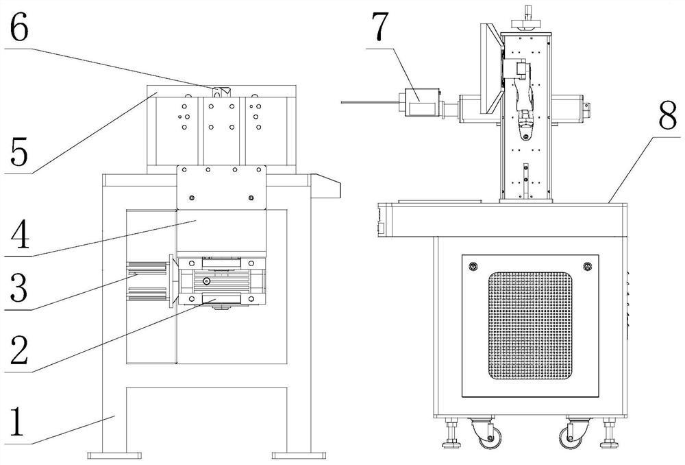 Ball pin assembly torsion test marking device and test method