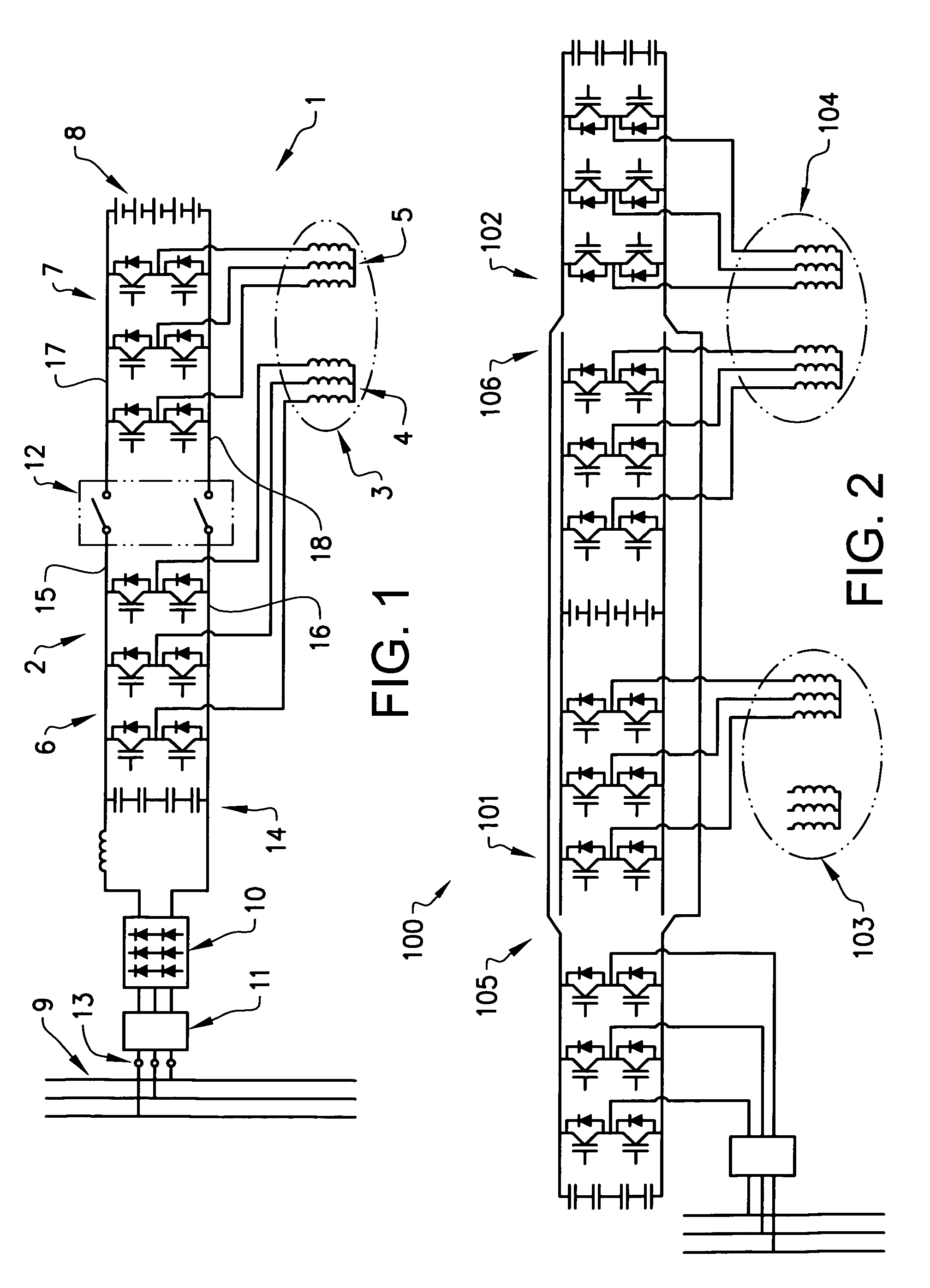 Electrical apparatus and method for charging a battery