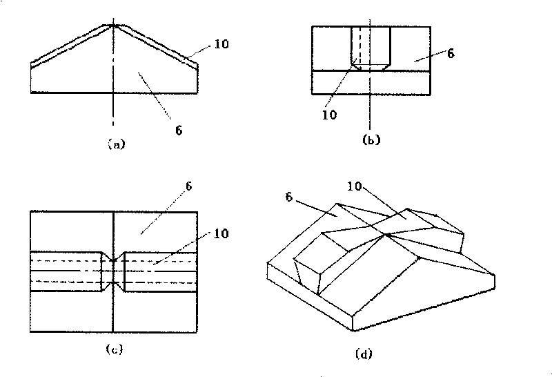 Multi-axis stress state dynamic friction coefficient measuring device suitable for tube expansion forming processing