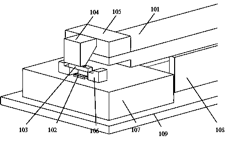 Optical waveguide chip and PD array lens coupling device