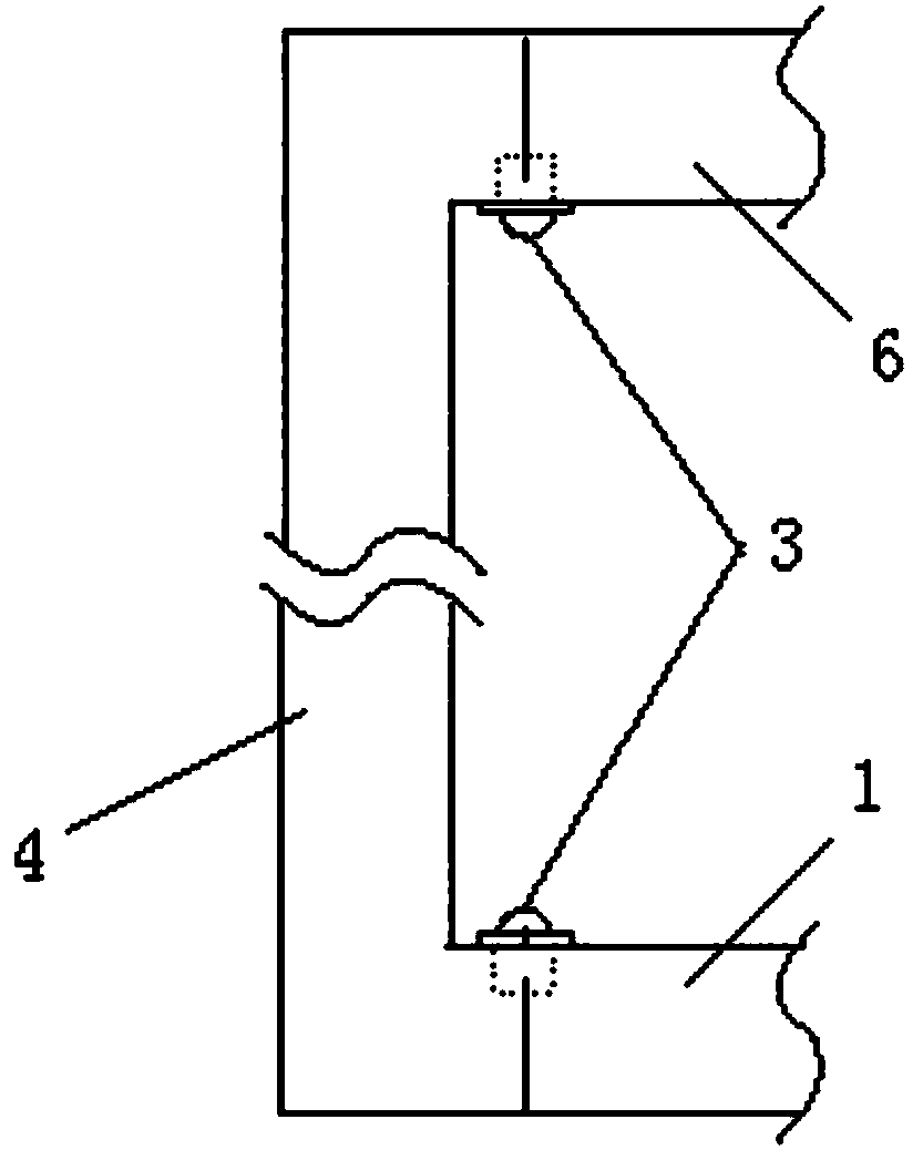 Semi-fixed structure capable of concealing cabinet door