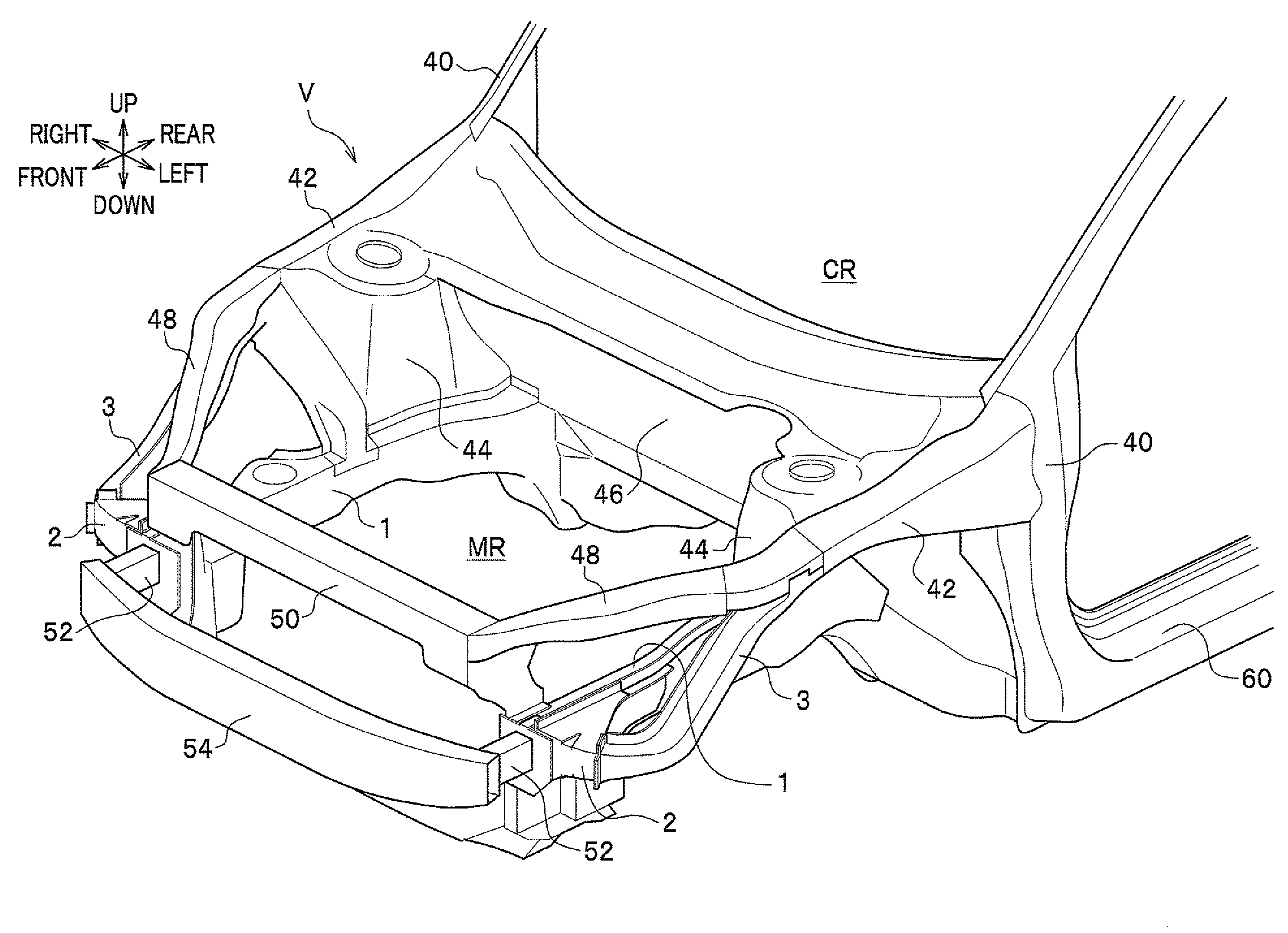 Vehicle body front structure