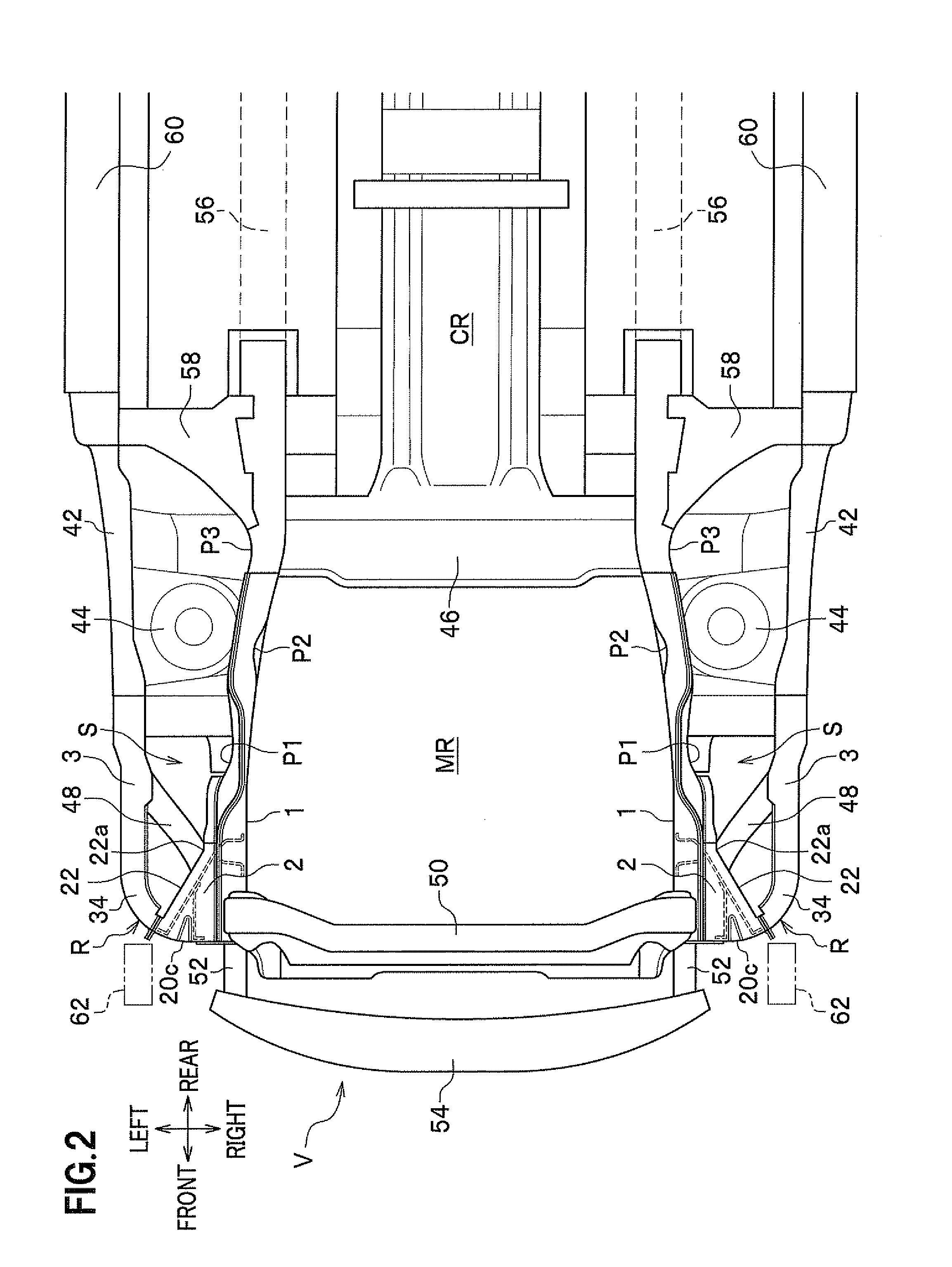 Vehicle body front structure