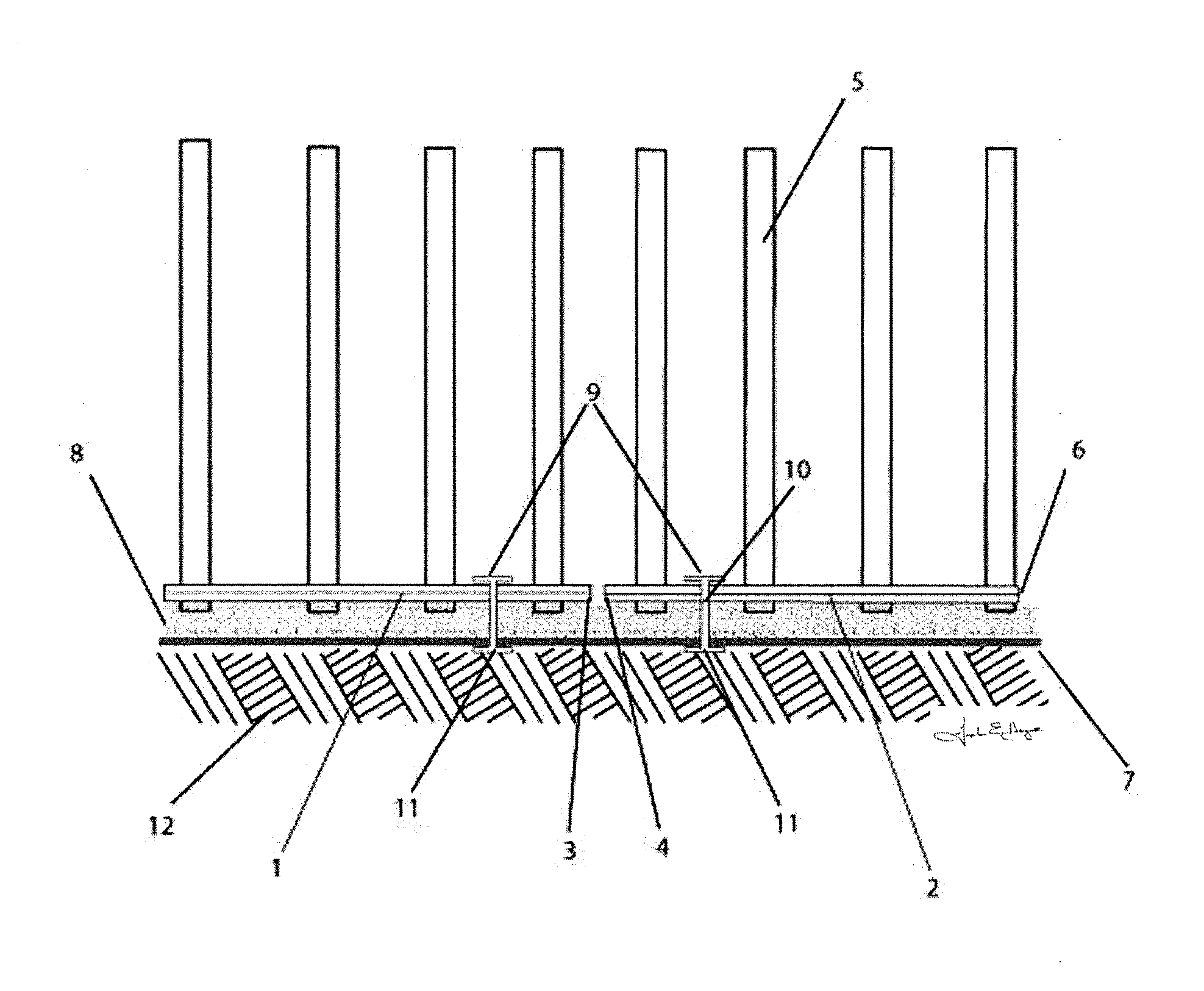 Method for reinforcing and reinforced synthetic inlays and seams