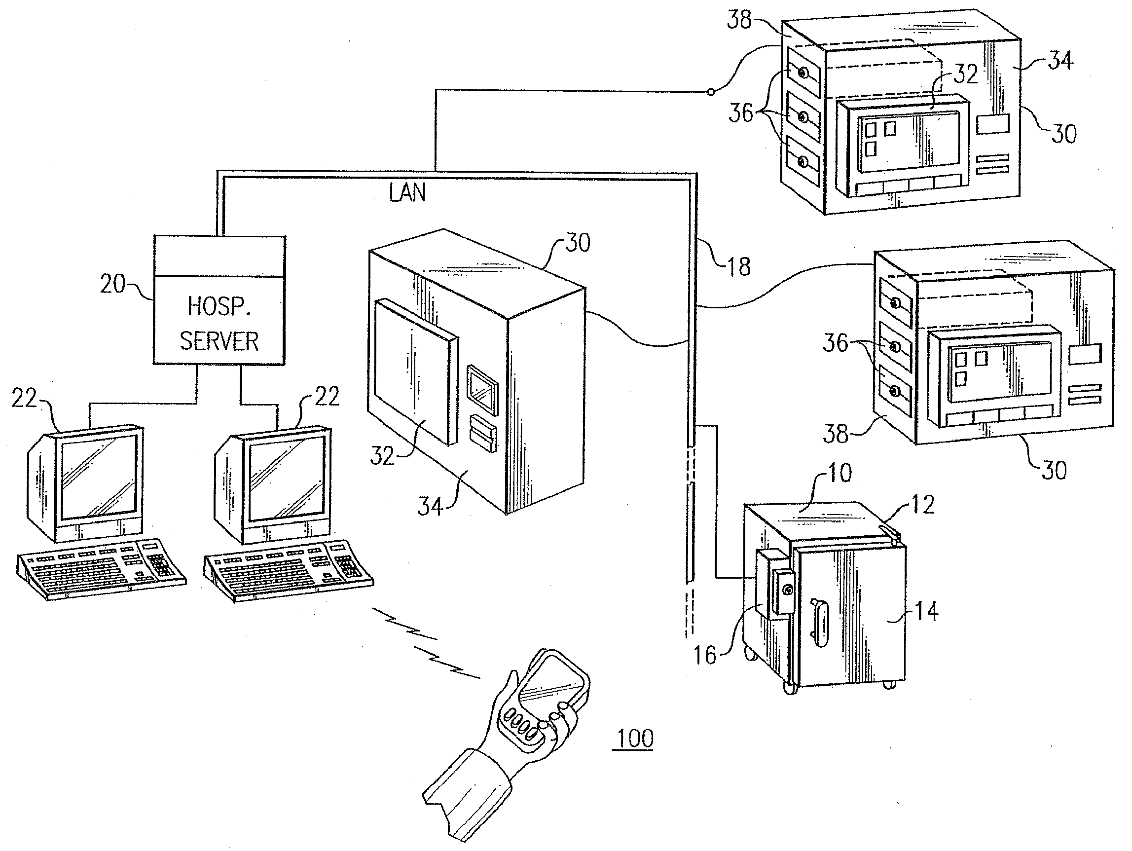 Wall Mounted Medications Cabinet and system