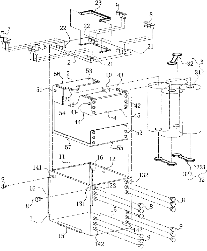 Battery device for general purpose automobile