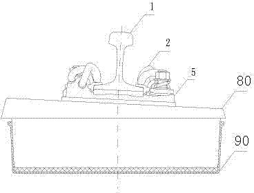 Construction technology of short sleeper vibration attenuation fastener with improved structure replacing elasticity short sleeper