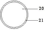 Sample preparation device and sample preparation method for sand-soil contact surface test sample as well as osmotic coefficient determination method