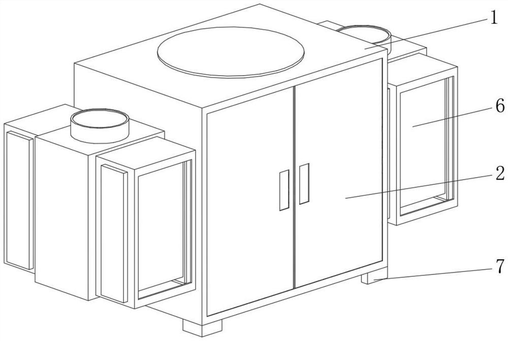 Weak current control cabinet of smart home system