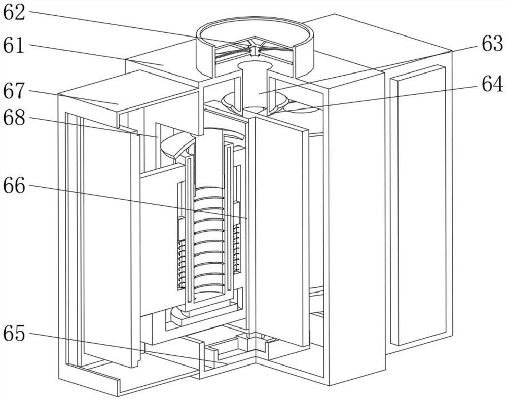 Weak current control cabinet of smart home system