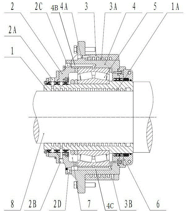 A high temperature bearing seat