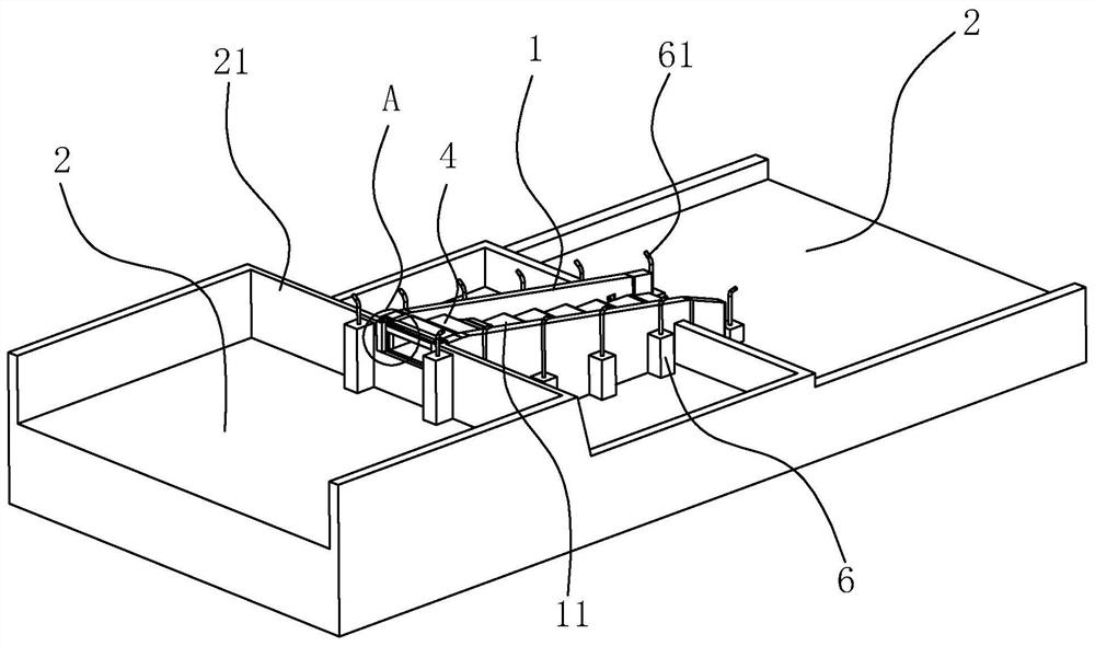 Fishway structure for improving fish migration efficiency and construction method thereof