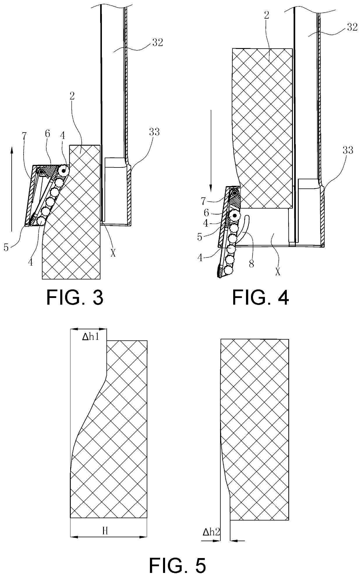 Self-wringing foam cotton mop with labor-saving wringing operation