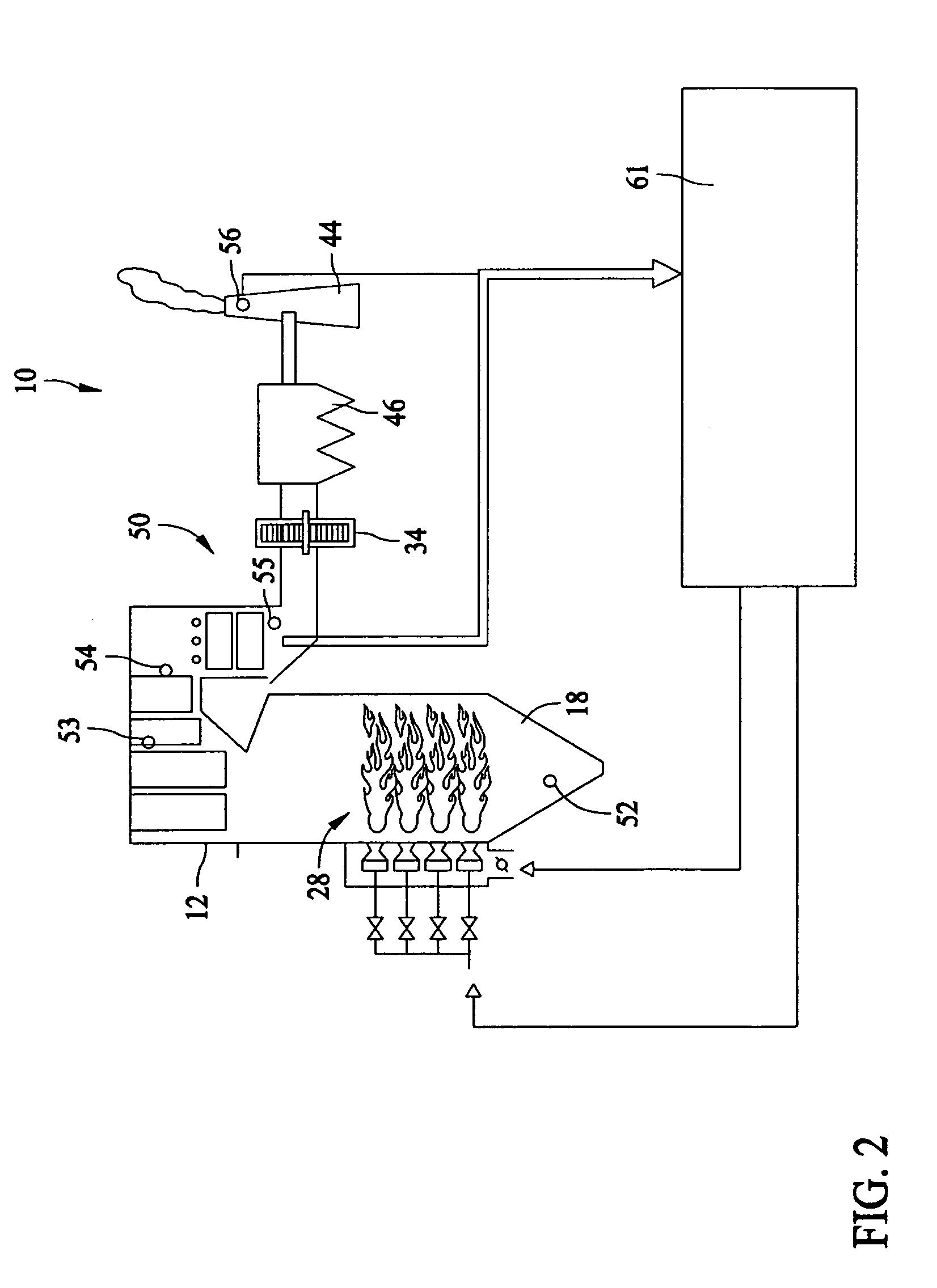 Method, system and module for monitoring a power generating system