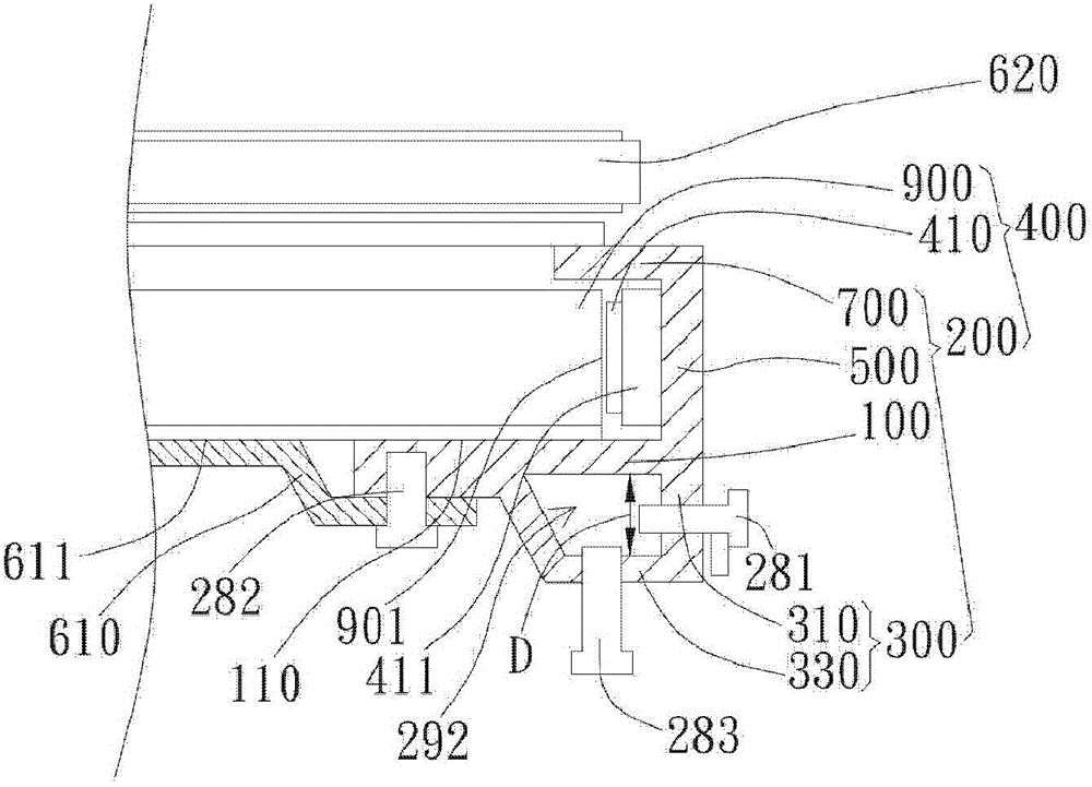 Supporting member for supporting light guide plate, and backlight module, display module, and display device made from the supporting member